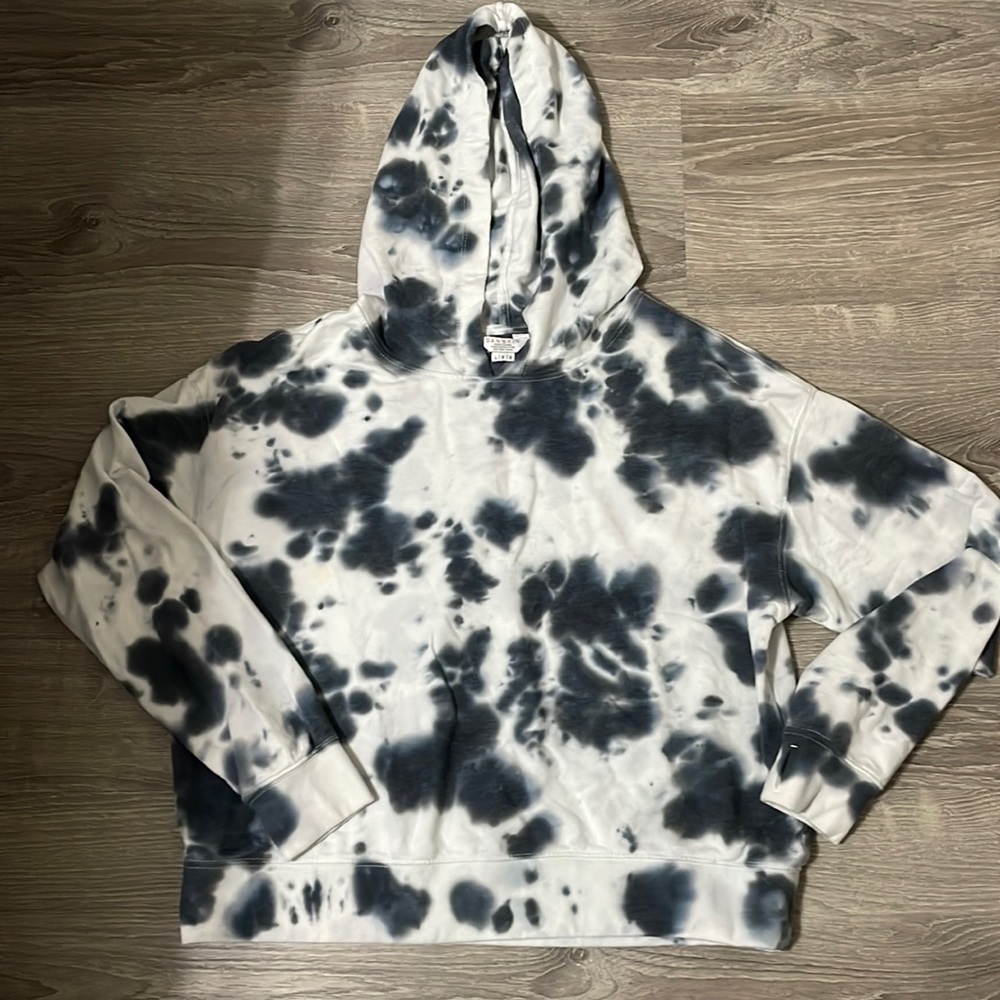 Danskin blue and white tie dye hoody size large. Super comfy!